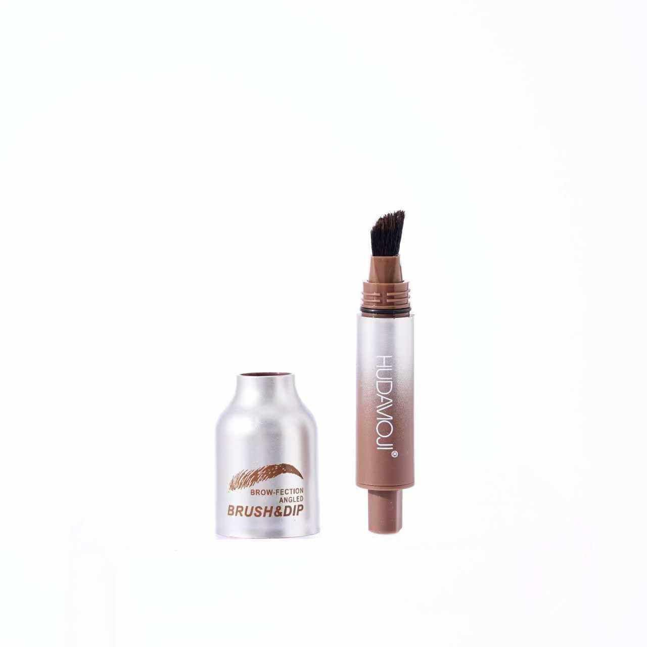 Hudamoji Brow fection Angled Brush and Dip Liquid Eyebrow Gel Pen