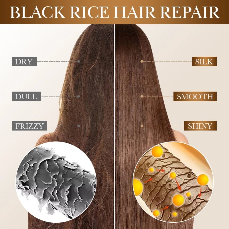 SADOER Black Rice Anti Hair Loss Anti Dandruff Conditioner Repair Damage Hair Oil control Smoothing Hydrating 500ml
