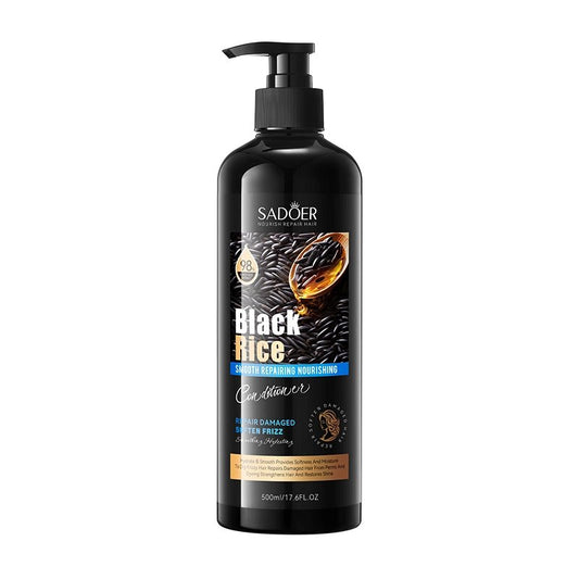SADOER Black Rice Anti Hair Loss Anti Dandruff Conditioner Repair Damage Hair Oil control Smoothing Hydrating 500ml