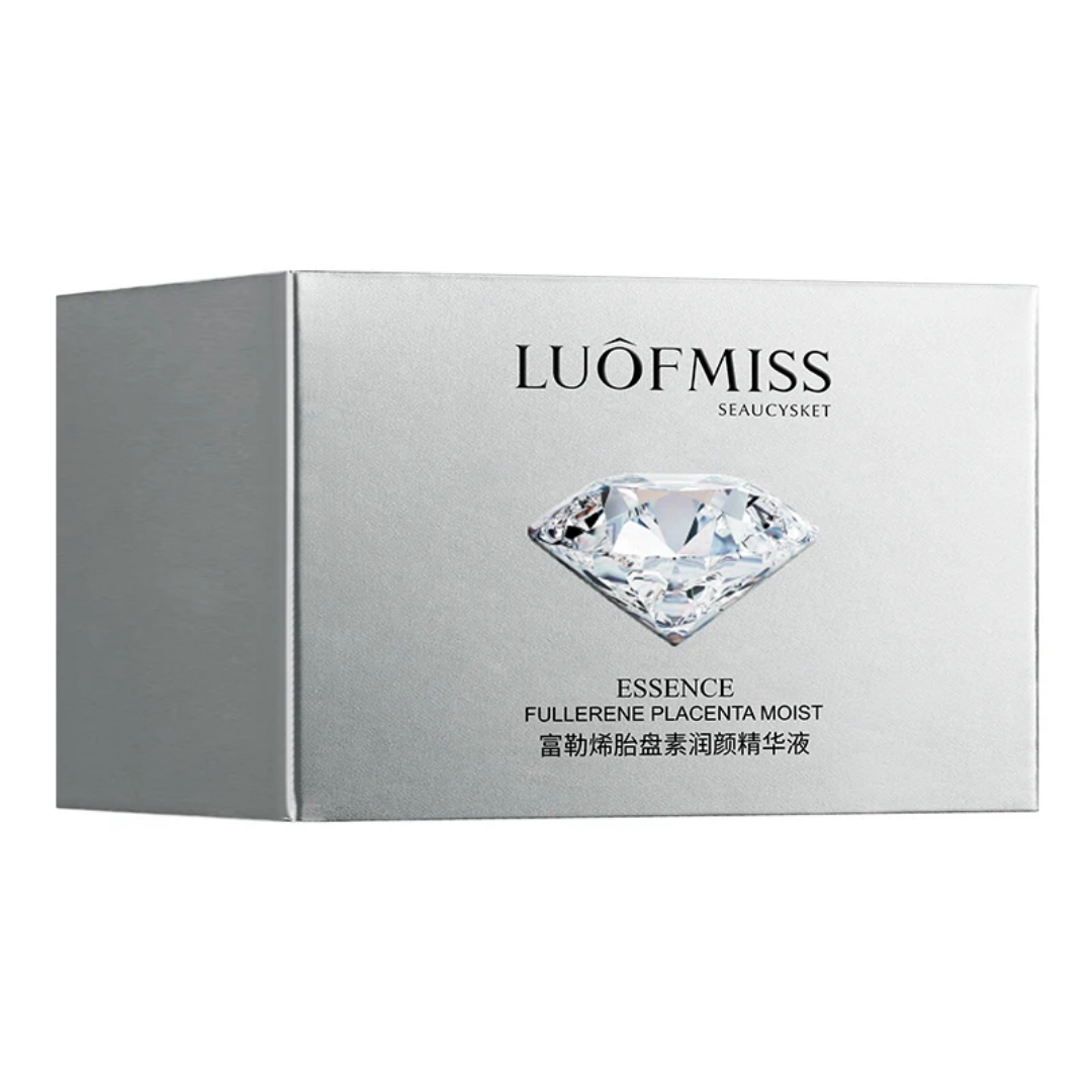 LOUFMISS Essence Fullerene Placenta Radiance Face Skin Care Vitamin E Repair anti-aging Facial serum fish capsules pack of 25