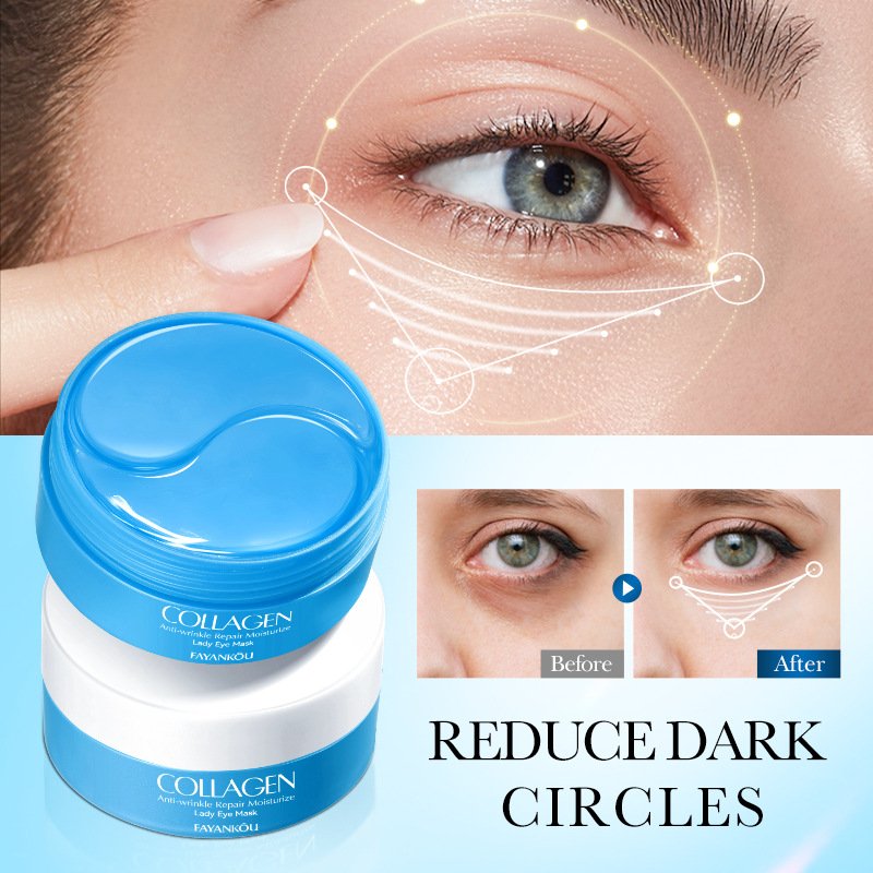 FAYANKOU COLAAGEN Anti-Wrinkle Repair Moisturize Anti-Aging Lady Eye Mask Firming Skin (60pcs\30pairs)