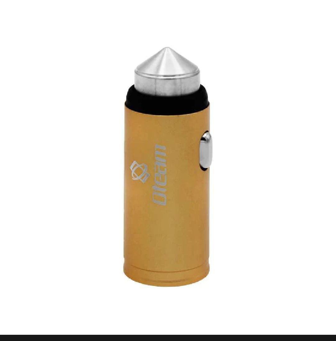 Oteam 3.8A MAX Full Body Aluminum Alloy Strong and Sturdy Car Charger (WKN-90)