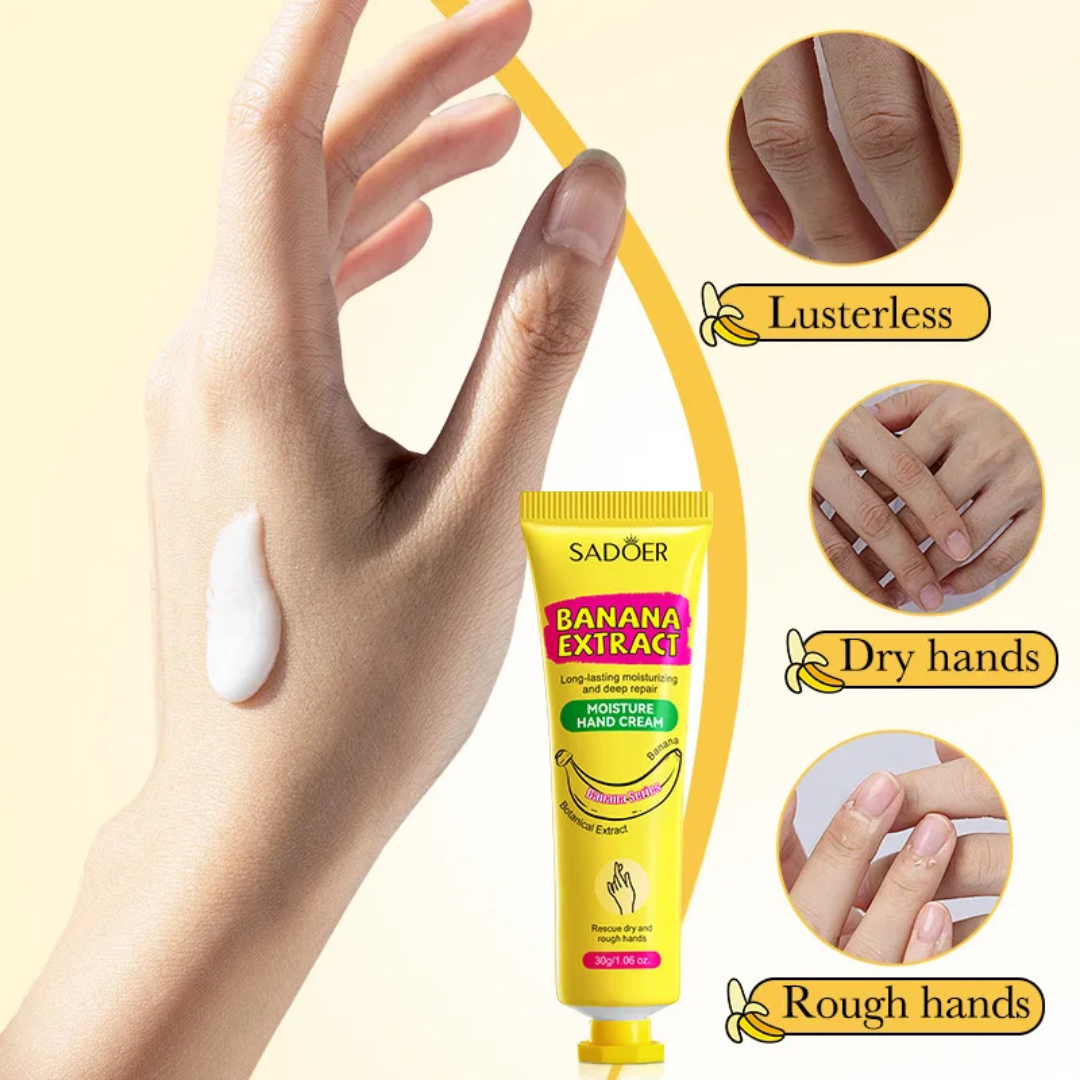 Sadoer Banana Extract Moisture Hand Cream 30g
