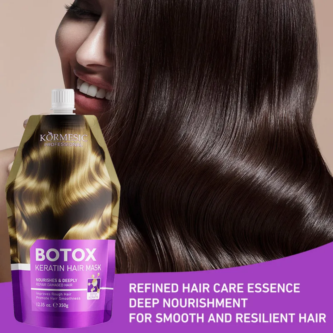 KORMESIC BOTOX KERATIN HAIR MASK Nourishes & Deeply Repair Damaged Hair 350g
