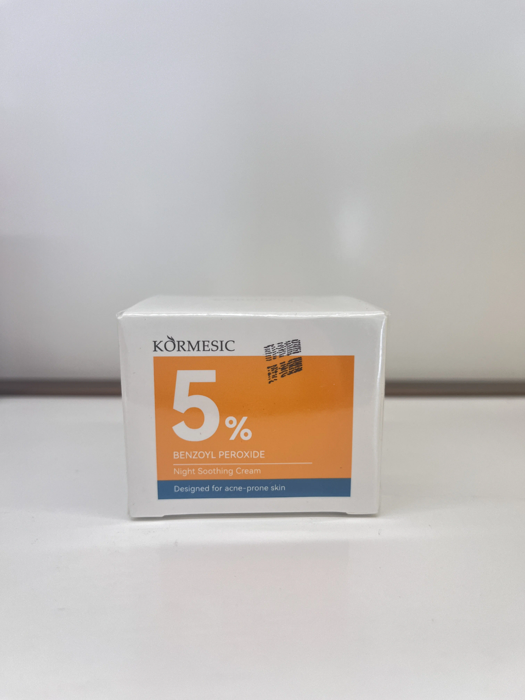 KORMESIC 5% Benzoyl Peroxide Night Soothing Cream 30g