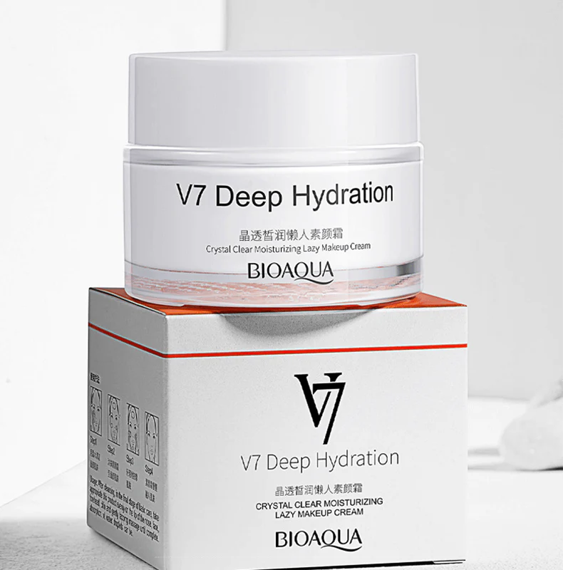 BIOAQUA V7 Deep Hydration Crystal Clear Moisturizing Lazy Makeup Cream