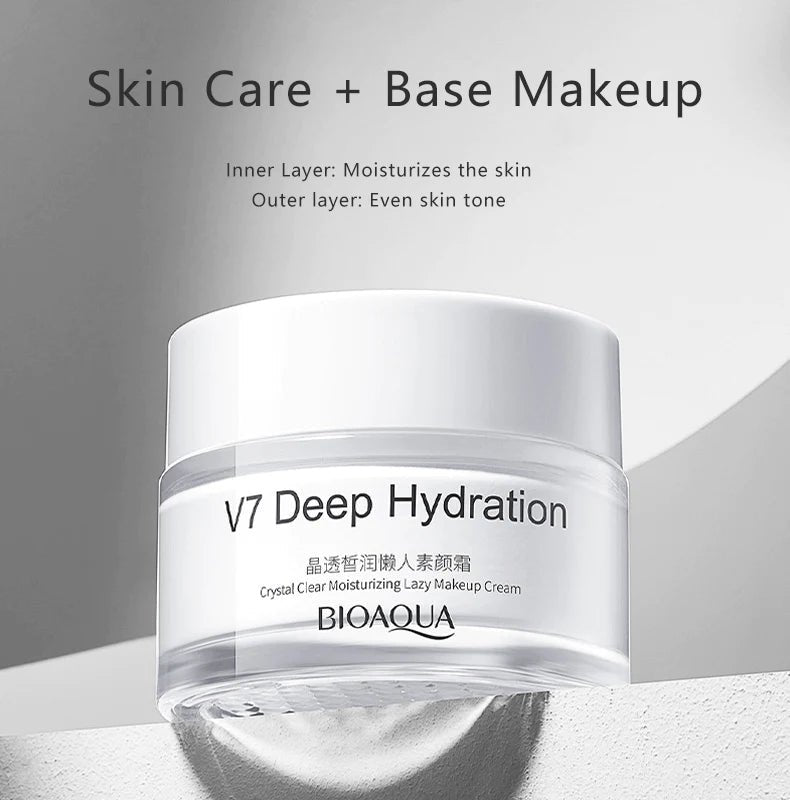 BIOAQUA V7 Deep Hydration Crystal Clear Moisturizing Lazy Makeup Cream