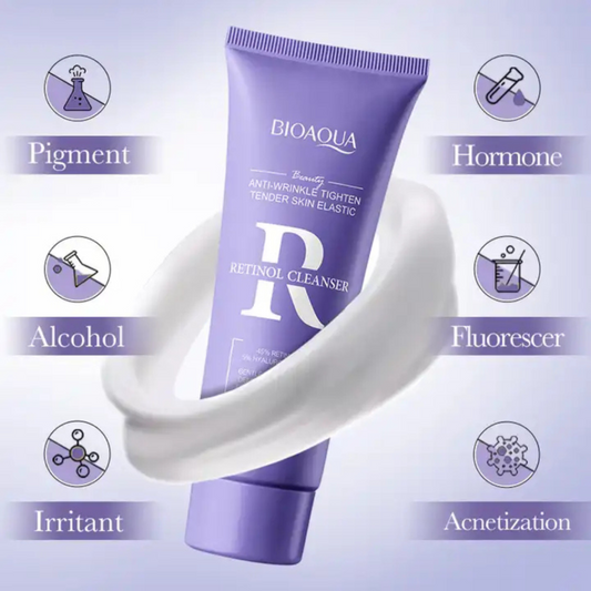 BIOAQUA Retinol Anti-wrinkle Tighten Tender Skin Elastic Cleanser 100g