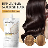 BIOAQUA Rice Raw Pulp Hair Mask 400g (pouch packing)