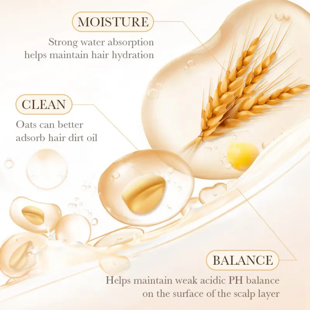 BIOAQUA Rice Raw Pulp  hair shampoo Shampoo 500ml