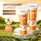 SADOER Sea Buckthorn + Vitamin C Antioxidant Pore Cleansing Cleanser facewash 100g