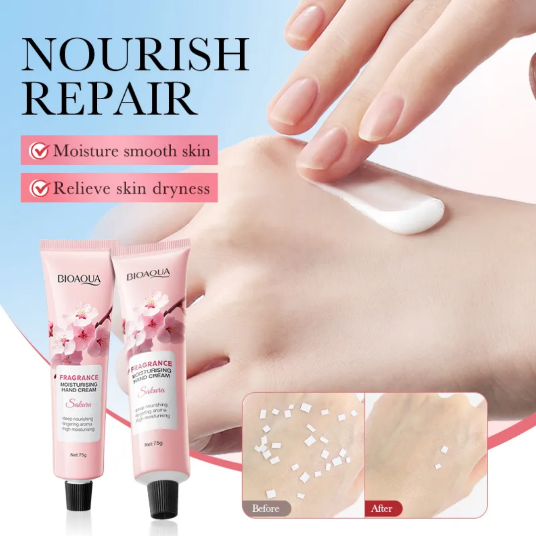 BIOAQUA Sakura Fragrance Moisturizing Hand Cream 75g