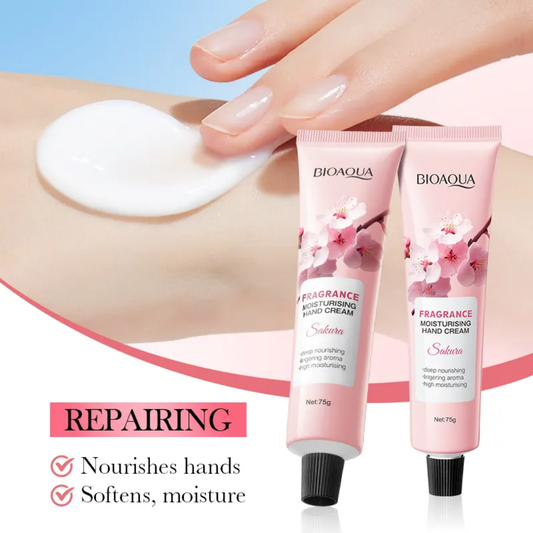 BIOAQUA Sakura Fragrance Moisturizing Hand Cream 75g