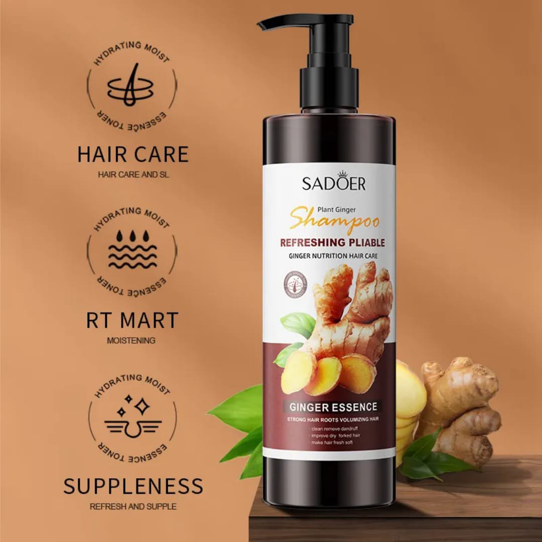 SADOER Plant Ginger Refreshing Pliable Shampoo500ml