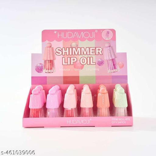 HUDAMOJI Shimmer Lip Oil set of 6