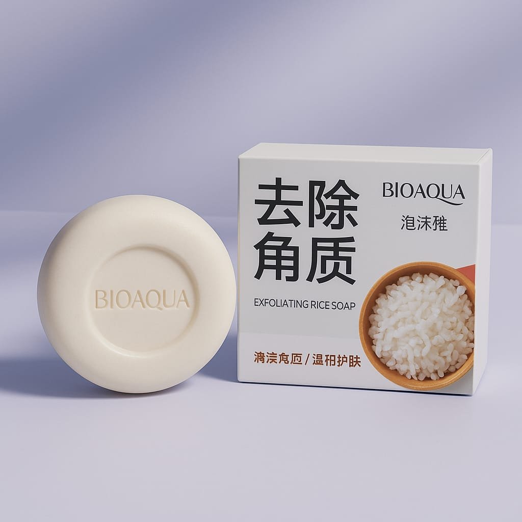 BIOAQUA Rice Exfoliating Soap