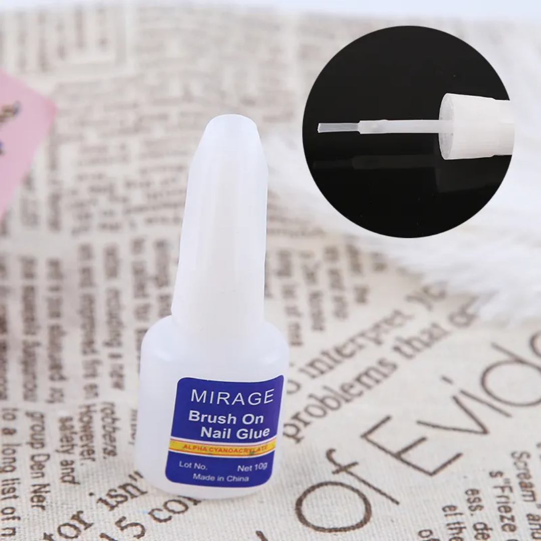 Mirage Brush On Nail Glue