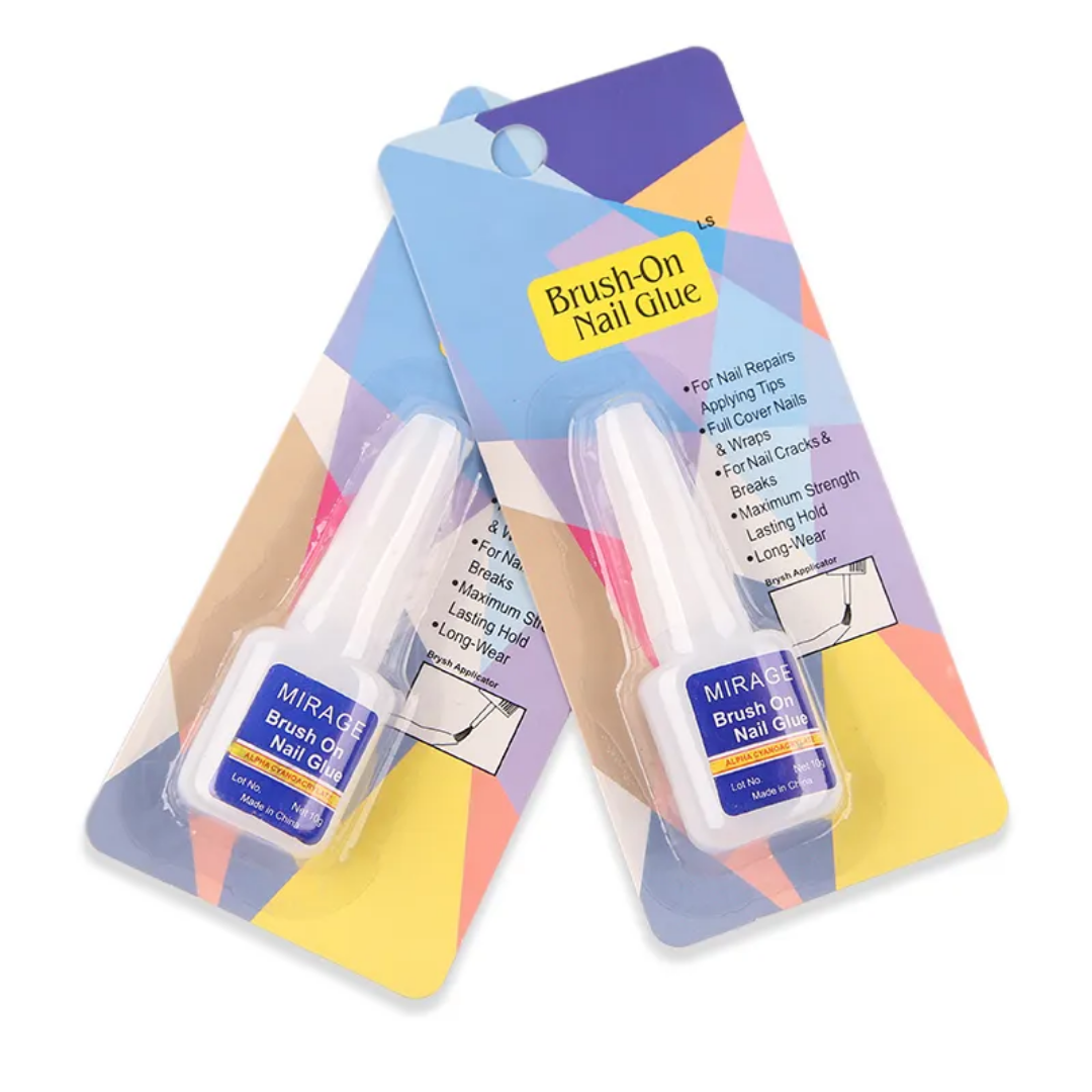 Mirage Brush On Nail Glue