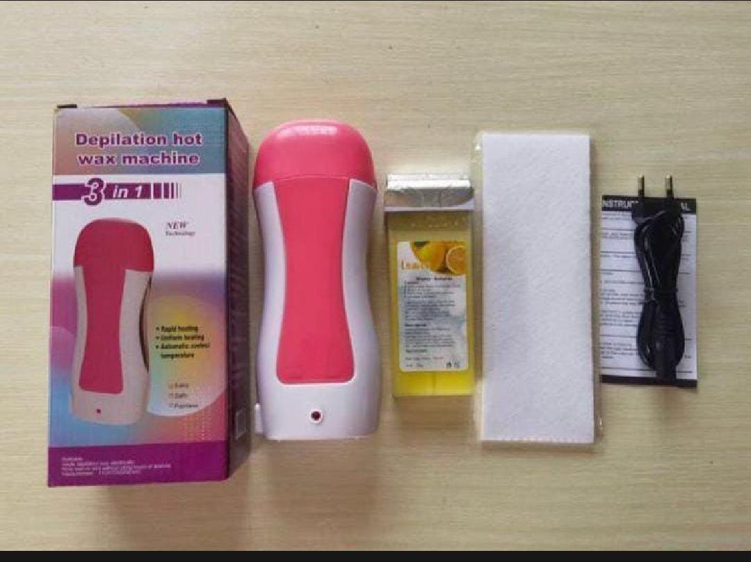 Depilation Hot Wax Machine 3in1 ( Wax Heater, wax refill, wax strips)