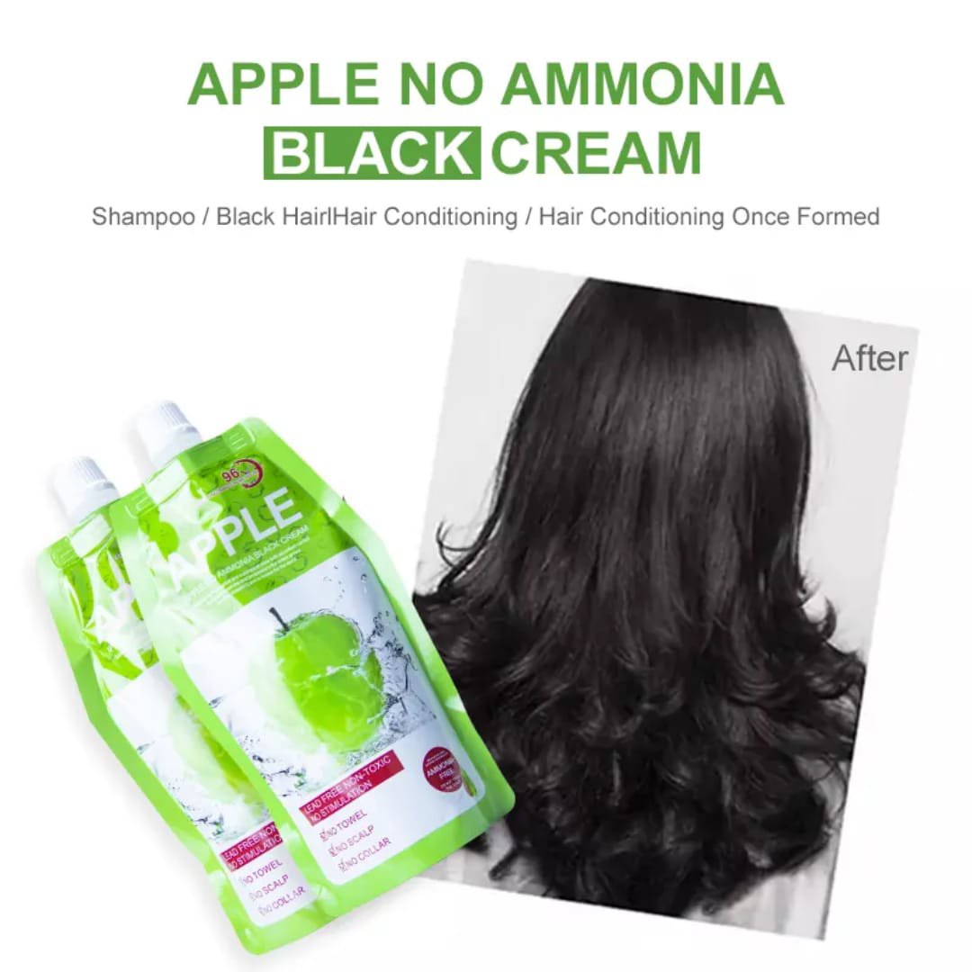CNMOFAXIN 3+ Apples Ammonia free Black Hair Cream