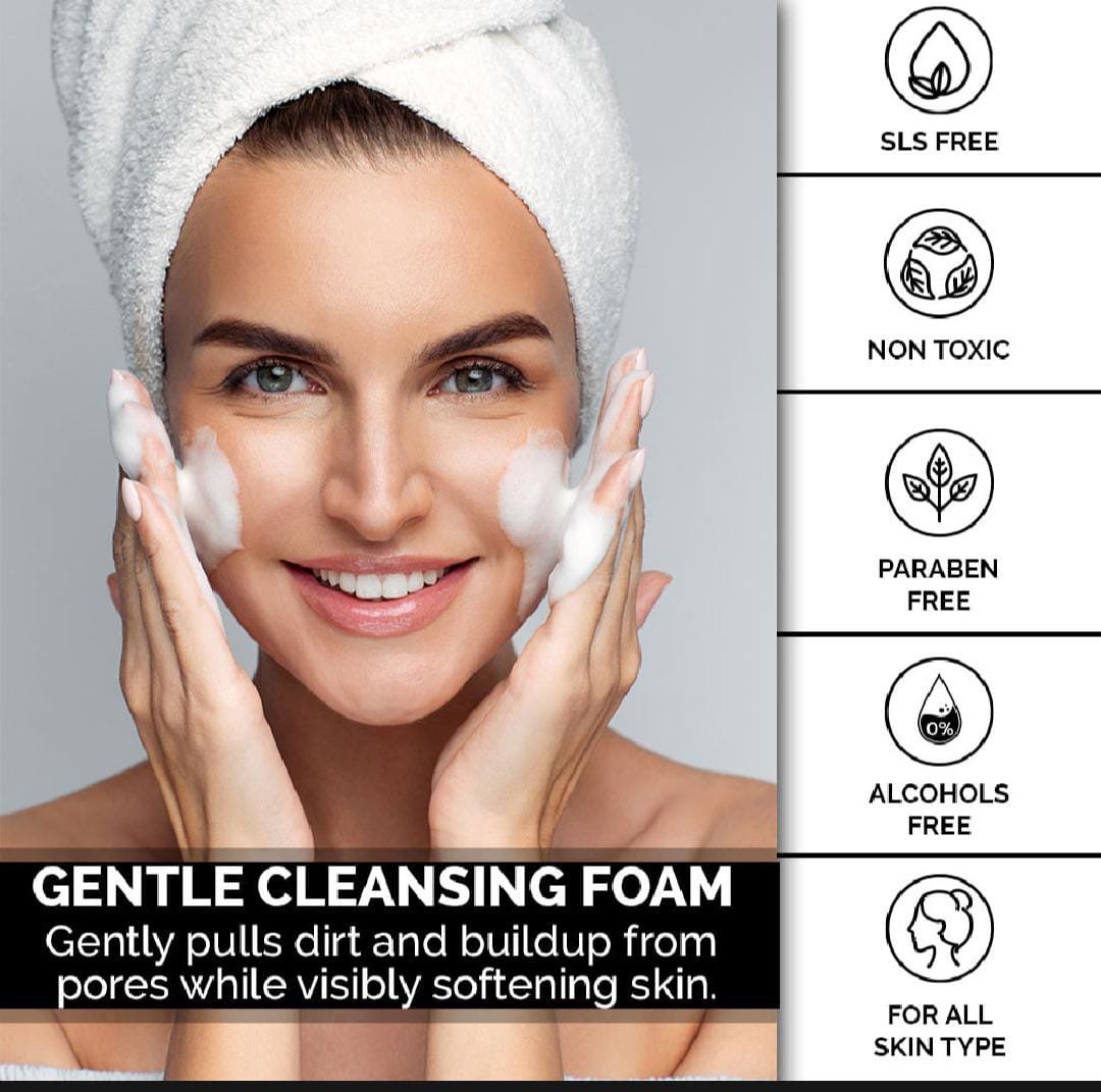 BOB Clearing & Smoothing Natural Ingredients Oil Control Facial Cleanser Face wash 110g