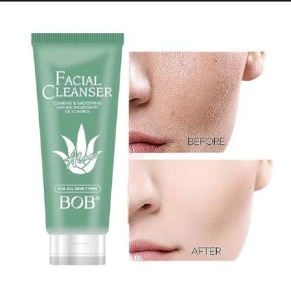 BOB Clearing & Smoothing Natural Ingredients Oil Control Facial Cleanser Face wash 110g