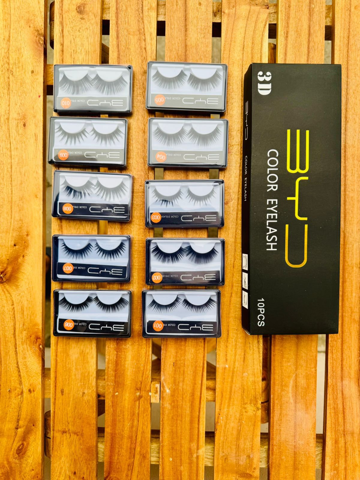 BYD 3D Eyelashes Pack of 10