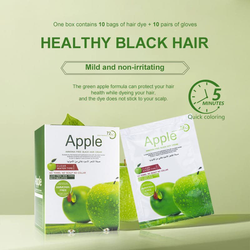 Apple Hair Color Sachet (30ml * 10 sachet pack )
