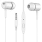 Best Quality Handsfree with Stereo sound android with Silicone Buds (white)