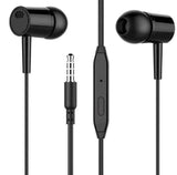 Best Quality Handsfree with Stereo sound android with Silicone Buds (Black)