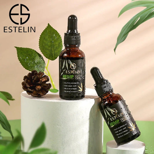 ESTELIN MULTI PURPOSE HEMP OIL FACE & Hair SERUM