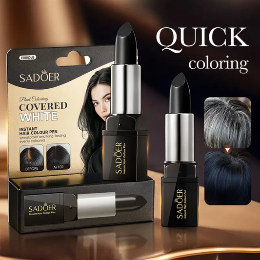 Sadoer Covered White Instant Hair Colour Pen (Brown Shade)