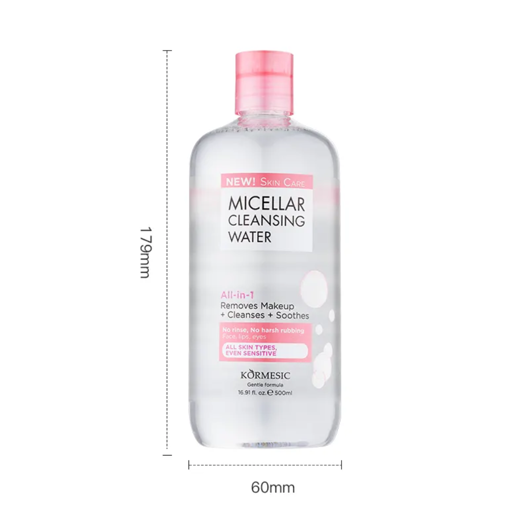 KORMESIC Micellar All in 1 Brightening Cleansing Makeup Removing Water 500ml