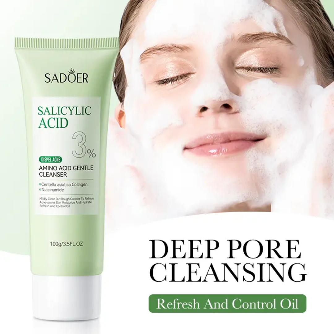 Sadoer Salicylc Acid 3%Amino Acid Gentle Face Cleanser 100g