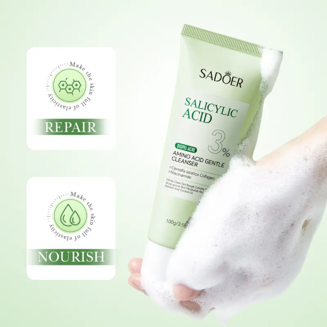 Sadoer Salicylc Acid 3%Amino Acid Gentle Face Cleanser 100g