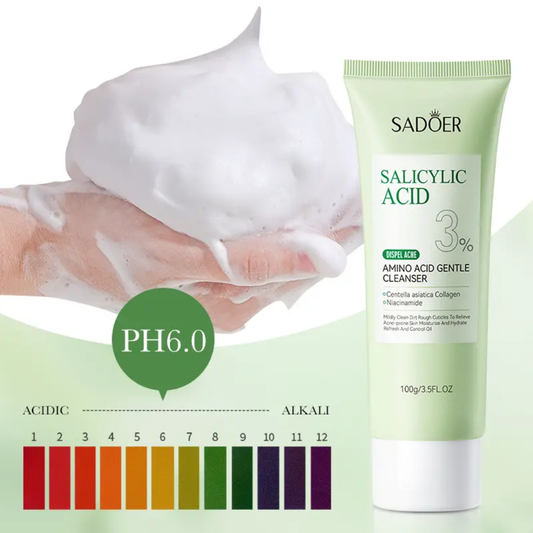 Sadoer Salicylc Acid 3%Amino Acid Gentle Face Cleanser 100g