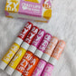 Crazy Lips Fruity Flavour Natural Pink Lip Balm set of 12