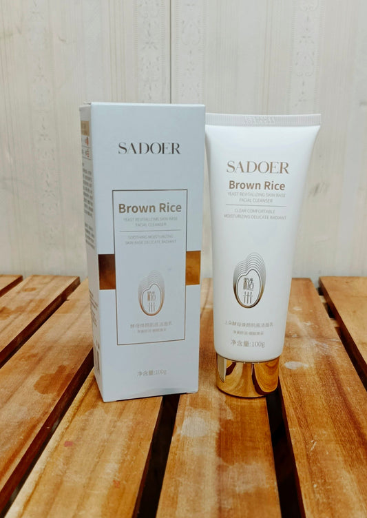 Sadoer Brown Rice Yeast Revitalizing Skin Base Facial Cleanser 100g