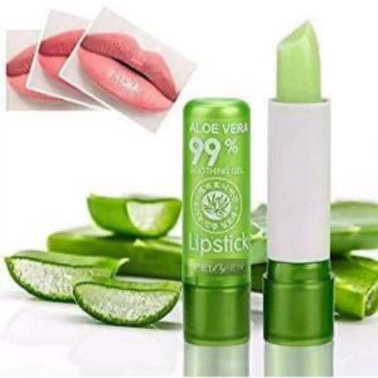 Aishali 99% AloeVera Lipstick Lip Balm Soothing Gel Pack Of 12