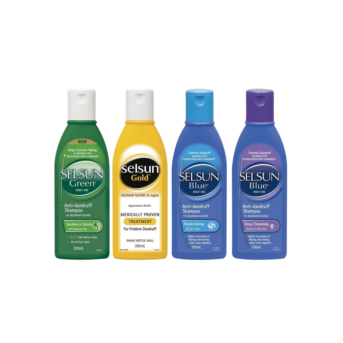 Selsun Anti-Dandruff Shampoo 200ml (Made in Australia)