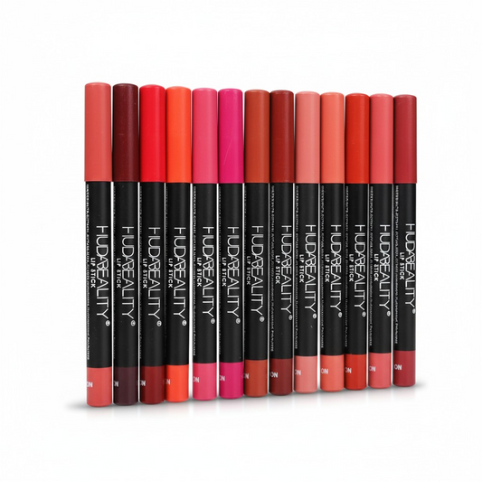 HUDABEALITY Pencil Lipstick Pack Of 12