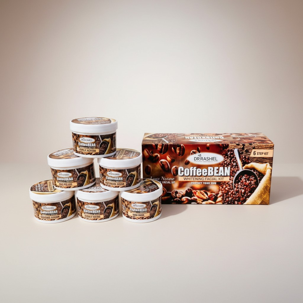 Whitening Facial Kit Series Set Of 6 (Skin Polish 150ml, Mud Mask 150ml, Massage Cream 150ml, Scrub, Double Action 150ml, Triple Action150ml)