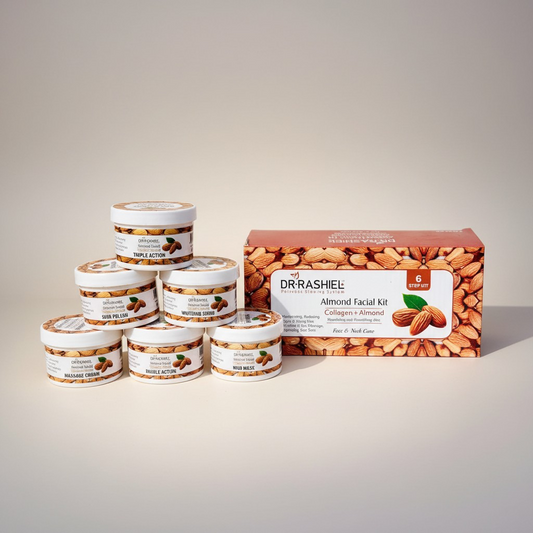 Whitening Facial Kit Series Set Of 6 (Skin Polish 150ml, Mud Mask 150ml, Massage Cream 150ml, Scrub, Double Action 150ml, Triple Action150ml)