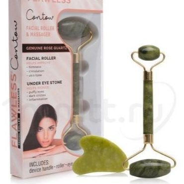 FLFWLASS Contow Facial Roller With real Stone