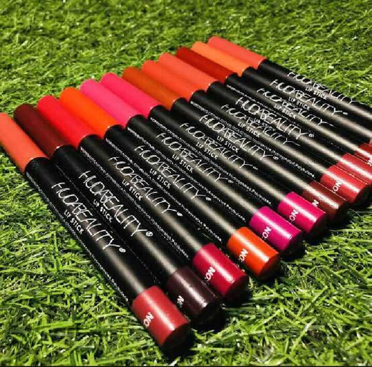 HUDABEALITY Pencil Lipstick Pack Of 12