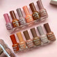 Xuancia Nude vitamin Permanent Nail Paint Set Of 12