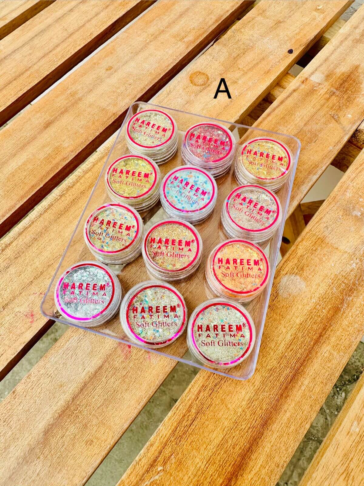 Hareem Fatima Soft Glitters Dust Eyeshadow Glittery Chunks Highlights Pack of 12