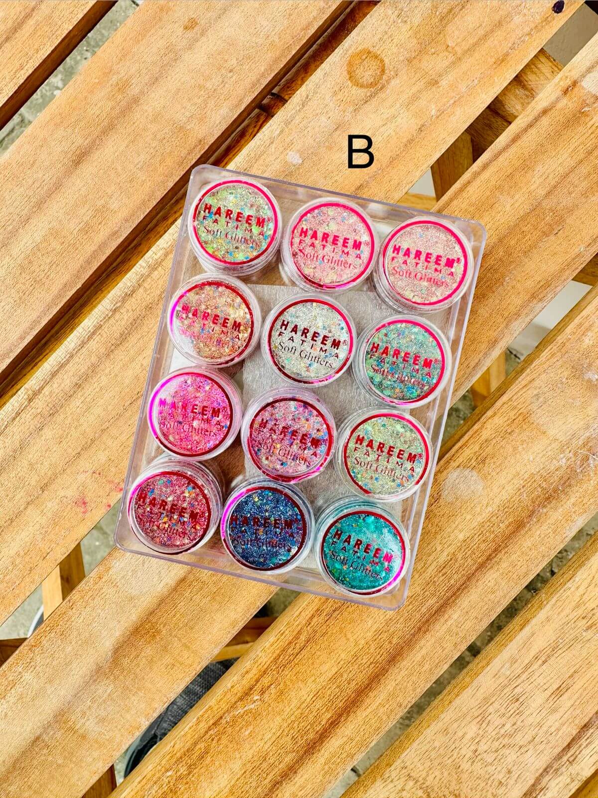 Hareem Fatima Soft Glitters Dust Eyeshadow Glittery Chunks Highlights Pack of 12