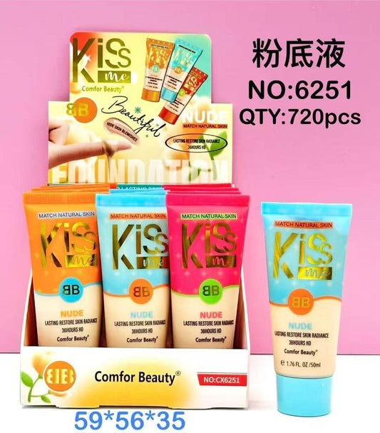 Comfor Beauty  Kiss me Nude BB Cream Long Lasting Foundation