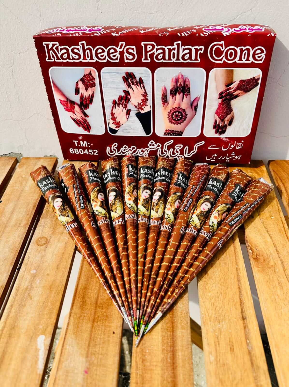 Kashees Pencil Cone Mehandi Set of 12